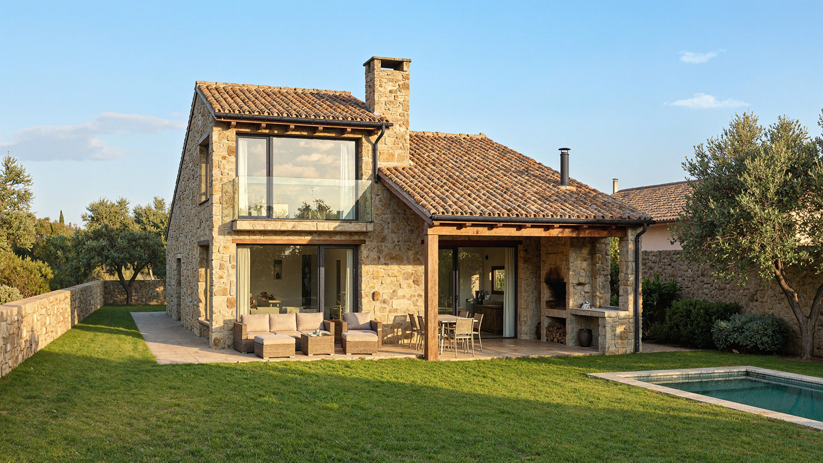 Vivienda de obra nueva en Segovia con diseño rústico‑moderno